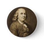 Benjamin Franklin - Vintage Magic Lantern Slide Pin