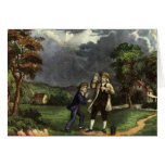 Benjamin Franklin's Lightning Experiment with Kite cards