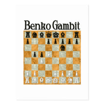 Benko Gambit Post Card