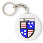 Bennett Coat of Arms/Family Crest Keychains
