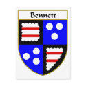 Bennett Coat of Arms/Family Crest postcards