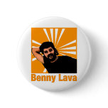 Benny Lava Pinback Button