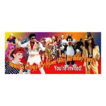 Benoit's 30th Birthday Costume Party Custom Invitation