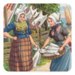 Bensdorp's Royal Dutch Cocoa Square Stickers
