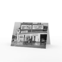 Benton Harbour Filling Station, 1940s Card