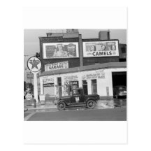 Benton Harbour Filling Station, 1940s Post Cards