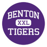Benton - Tigers - High School - Benton Louisiana Stickers