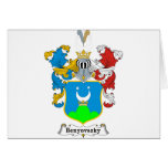 Benyovszky Family Hungarian Coat of Arms Greeting Cards