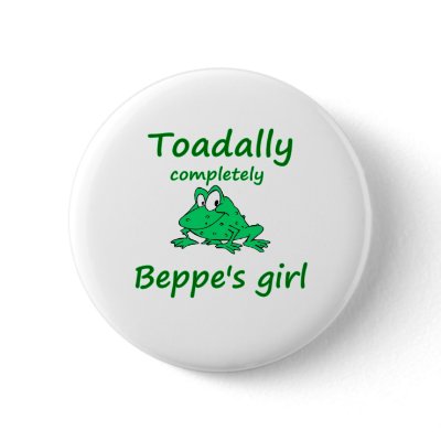 beppe's girl pinback button by worldsbestfamily