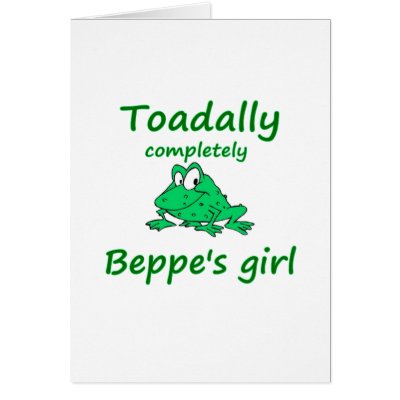 beppe's girl greeting cards by worldsbestfamily