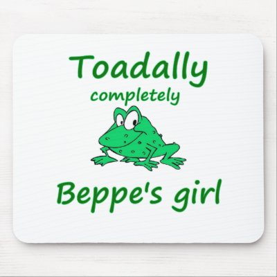 beppe's girl mousepads by worldsbestfamily