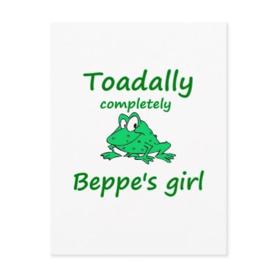 beppe's girl post card by worldsbestfamily
