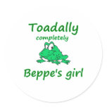 beppe's girl stickers