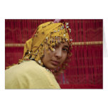 Berber woman greeting card