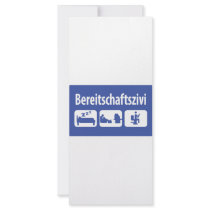 Bereitschaftszivi icon full color rack card