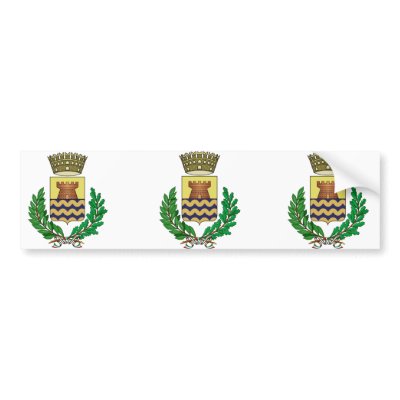 Bergeggi Stemma, Italy Bumper Stickers by bestflag