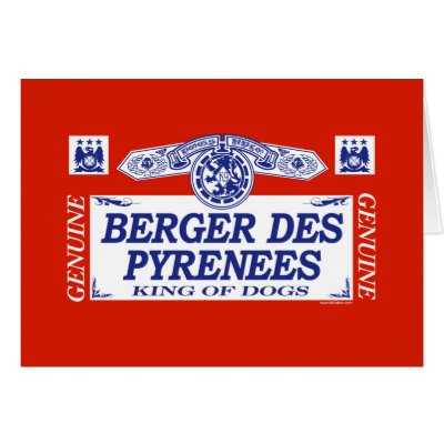 Berger Des Pyrenees Greeting Cards by dogbreedz