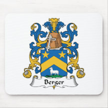 Berger Family Crest Mouse Mats