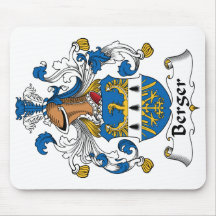Berger Family Crest Mouse Pad