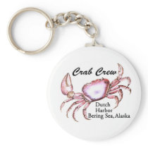 Bering Sea Alaska Crab Fishing Keychains