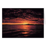 Bering Sea Sunset Greeting Card