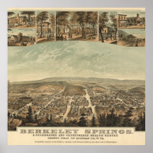 Berkeley Springs,  West Virginia 1831 Print