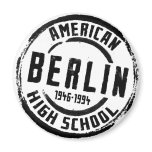 Berlin American High School Stamp A004 Fridge Magnet