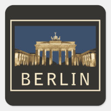 Berlin Brandenburg Gate Stickers