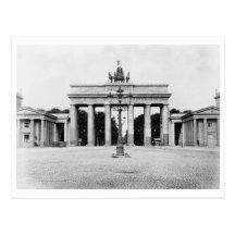 Berlin, Germany Brandenburg Gate Vintage Post Card