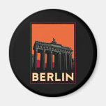 berlin germany oktoberfest art deco retro travel refrigerator magnet