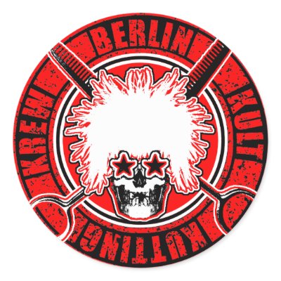 BERLIN KULT KUTTING KOMPANY STICKERS by mercurius