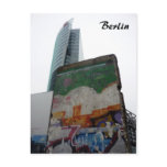 berlin wall potsdamerplatz post card