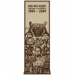BERLIN WALL SECTION BY INDIANO'S GRAFFITIS TEE SHIRT