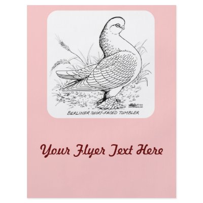 Berliner Pigeon Black and White by diane_jacky