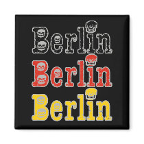 BerlinSkulls BundesSkullStadt Magnets