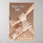 Berm-Tech There is No Me in Teamwork posters