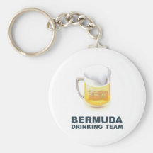 Bermuda Drinking Team Keychain
