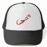 Bermuda Flag Map full size Trucker Hat