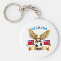 Bermuda Football Designs Keychain