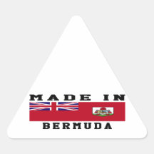 Bermuda Made In Designs Triangle Sticker