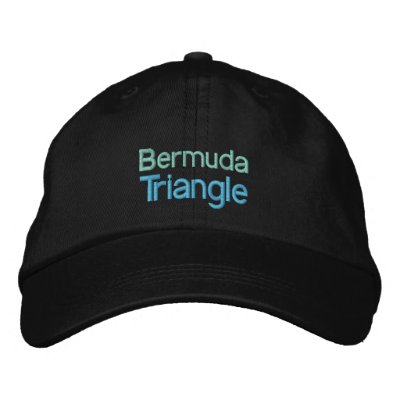 BERMUDA TRIANGLE cap Embroidered Hat BERMUDA TRIANGLE cap Embroidered Hat
