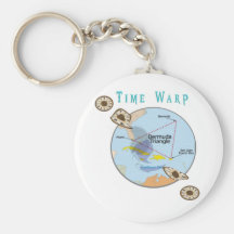 Bermuda triangle time warps key chains