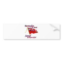 Bermudian by birth saved by the grace of God bumper stickers