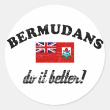 Bermudian do it better sticker