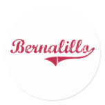 Bernalillo New Mexico Classic Design Round Stickers