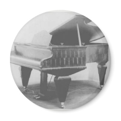 Berndl Concert Piano 1908 Fridge Magnet by CloudDancer7