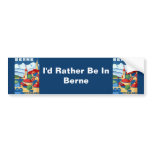 Berne ~ Switzerland ~Vintage Swiss Travel bumper stickers