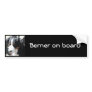 Berner on board bumper sticker