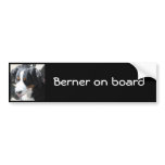 Berner on board bumper sticker bumper stickers