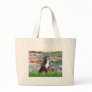 Bernese - Lilies 2 Canvas Bags
